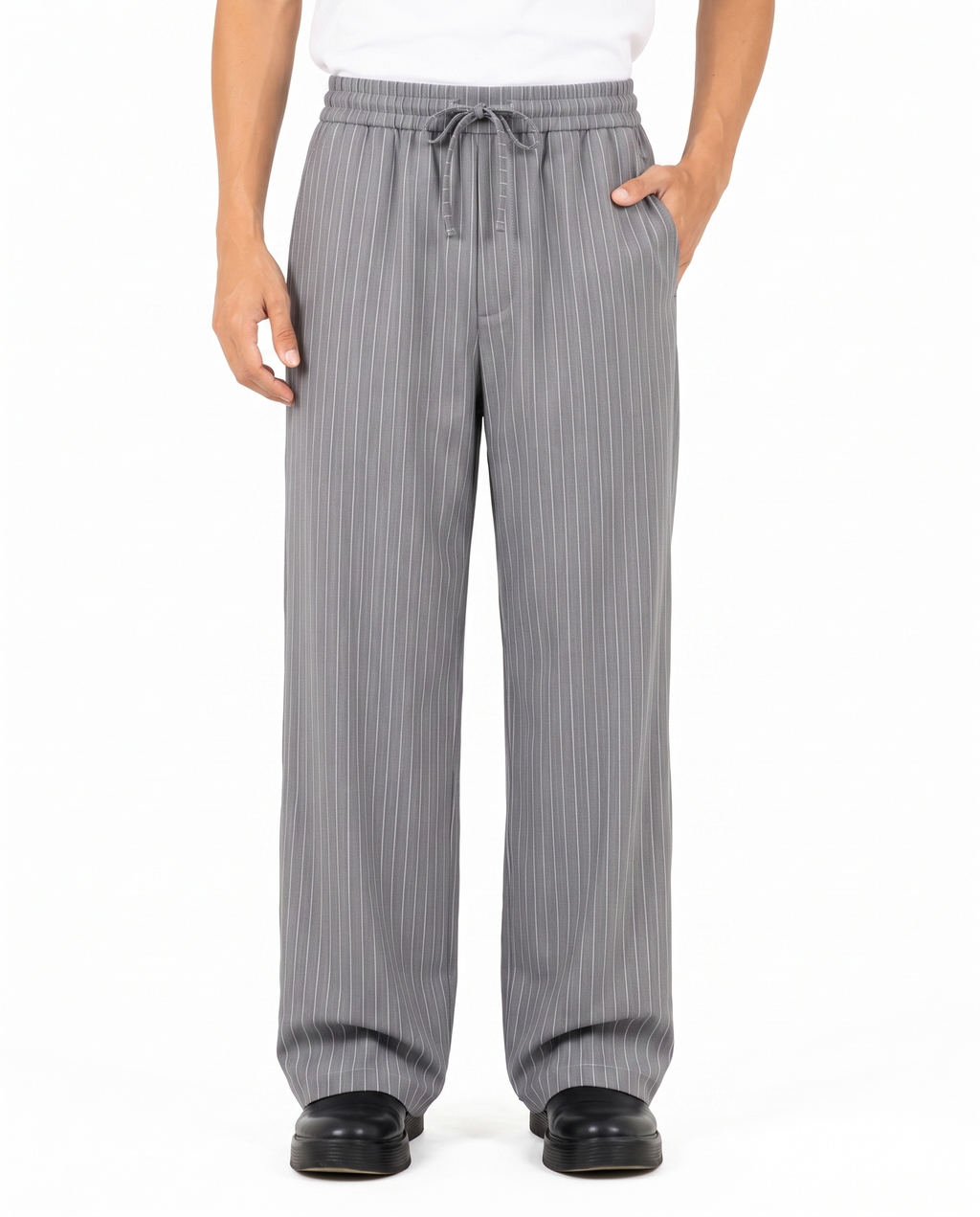 Stripes Pant (Light Grey)